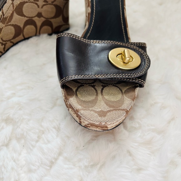 Coach Wedge Sandals - Picture 8 of 10